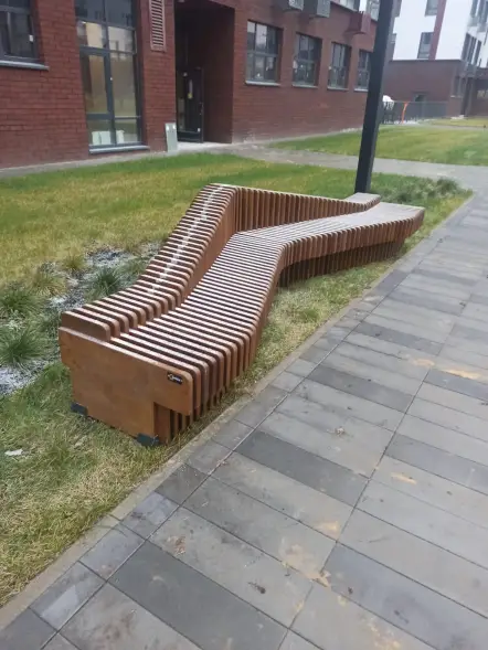 Параметрическая скамейка «График»