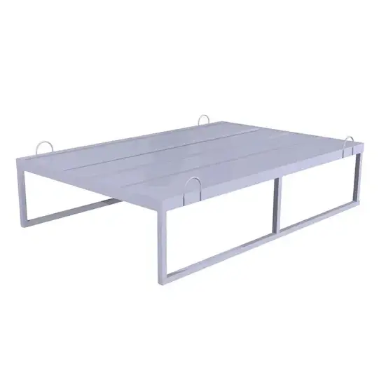 Металлический поддон ПДМ-01-02 1200x800x250 мм Серый