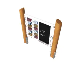 Бизиборд ARTWOOD «Счёты с доской для рисования»