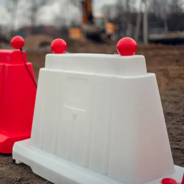 Блок дорожный вставной 1200, красный