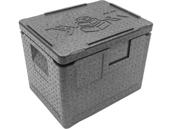 Термобокс пенополипропиленовый с крышкой STP Normal, 400х300х320 мм, 22 л, 40 кг/м3