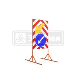 Заградительный знак тип 2