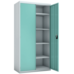 Металлический цветной шкаф для документов [12632]