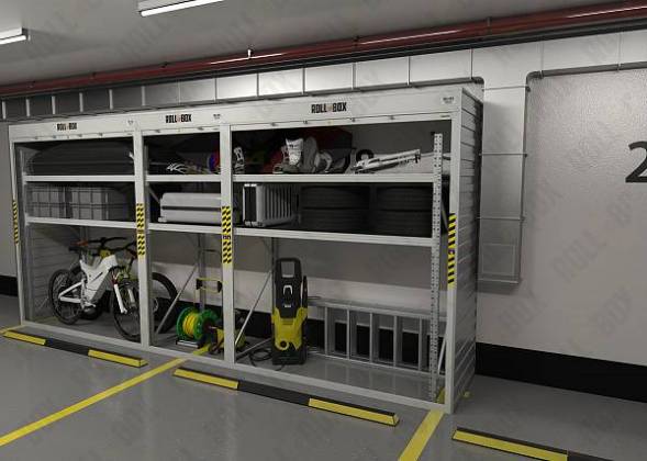 Шкаф в паркинг ROLL‑BOX IN STOCK XL-3.2