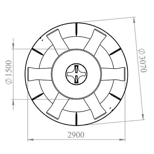 Ёмкость вертикальная 20000 литров