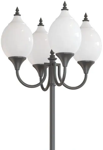 Фонарь уличный «Лотос - 1» со светильником 4,695 м