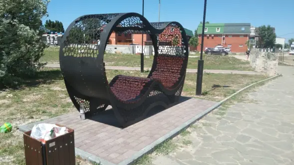 Скамейка стальная «Филигран Инфинити»