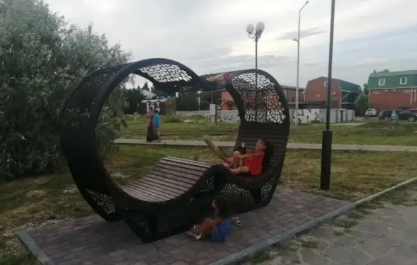 Скамейка стальная «Филигран Инфинити»