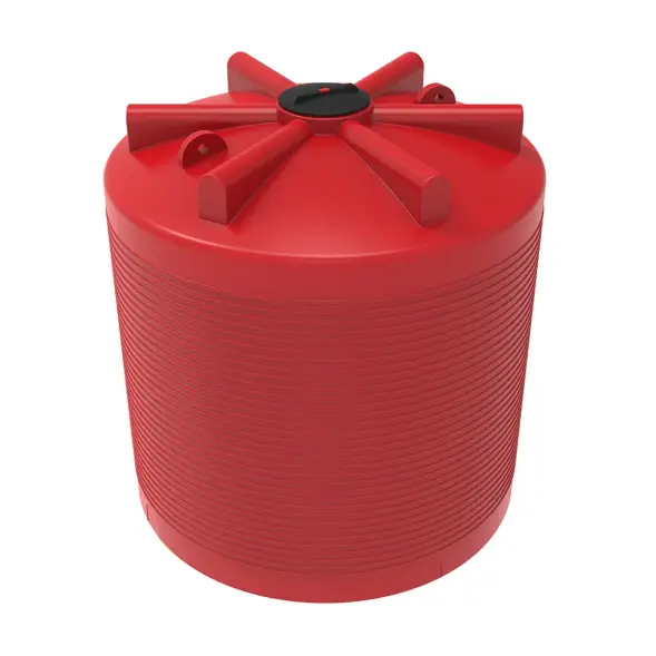 Емкость пластиковая для хранения удобрений (КАС/ЖКУ) ЭКОПРОМ ЭВЛ, 7500 л, красный [110.7500.101.000]