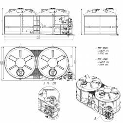 Комплекс насосный для СЗР/КАС 817л/мин G2 на две емкости TRF
