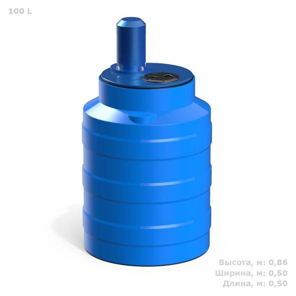 Емкость V 100 литров с пропеллерной мешалкой