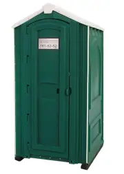 Туалетная кабина Евростандарт «Люкс» с деревянным поддоном