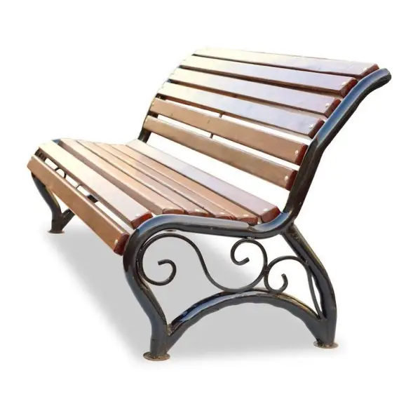 Скамейка стальная «Афина УНИ» 3,0 м (3 опоры)