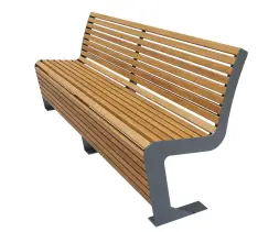 Скамейка стальная «Мадрид» 0,6 м (кресло)