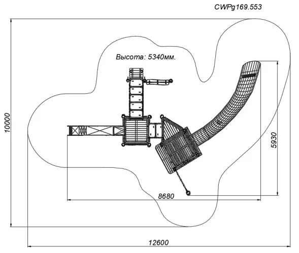 Игровой комплекс HARDWOOD «Гамильтон»