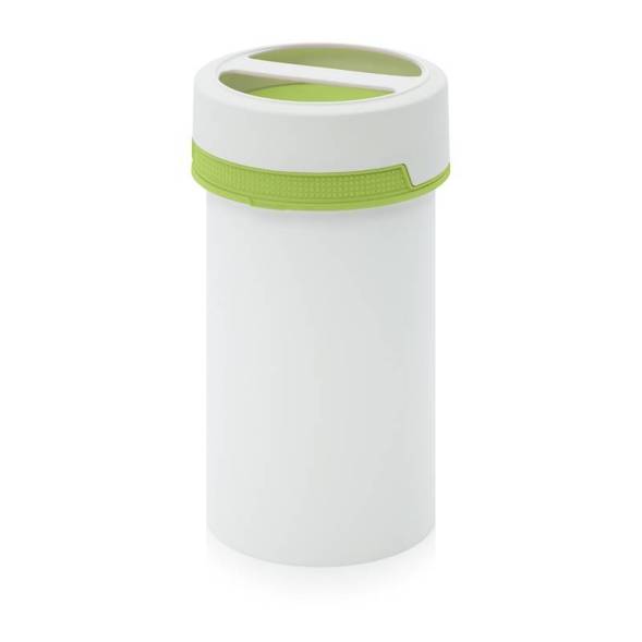 Банка с ручкой 2 л без внутренней крышки, зелёная