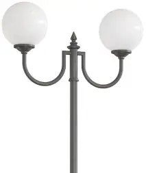 Фонарь уличный «Сити» со светильниками 4,052 м