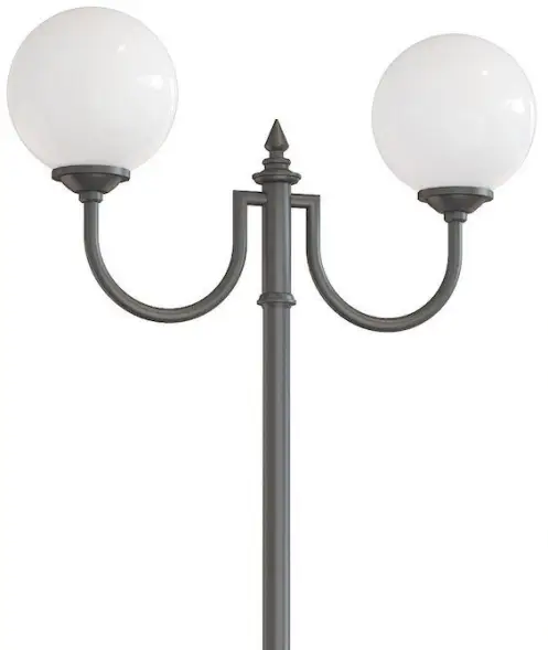 Фонарь уличный «Сити» со светильниками 4,052 м