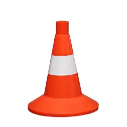 Конус сигнальный водоналивной 500 мм, 1 с/о полоса