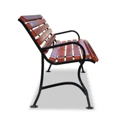 Скамейка стальная «Элегант» 3,0 м (3 опоры)