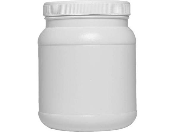 Банка п/э 1л. круглая, с крышкой, код: 32158