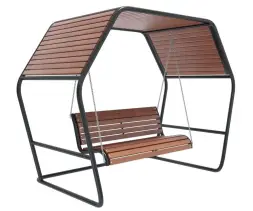 Садово-парковые качели «Грани Вуд» Лиственница