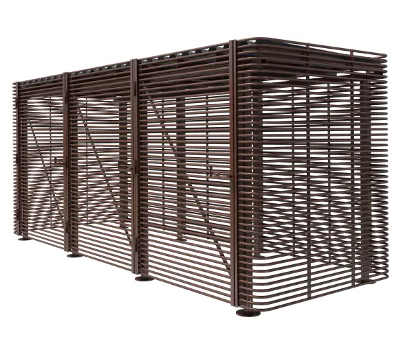 Контейнерная площадка для ТБО «МАФ - 6» без хозблока 9,5 м (на 6 контейнеров)