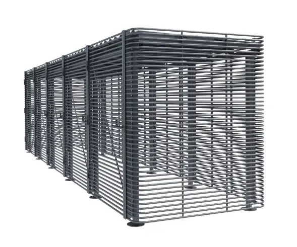 Контейнерная площадка для ТБО «МАФ - 6» без хозблока 9,5 м (на 6 контейнеров)