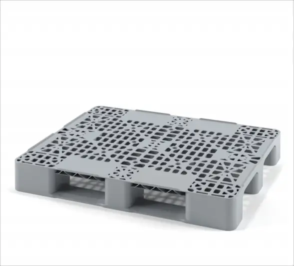 Универсальный перфорированный пластиковый поддон 1200х1000 на двух полозьях
