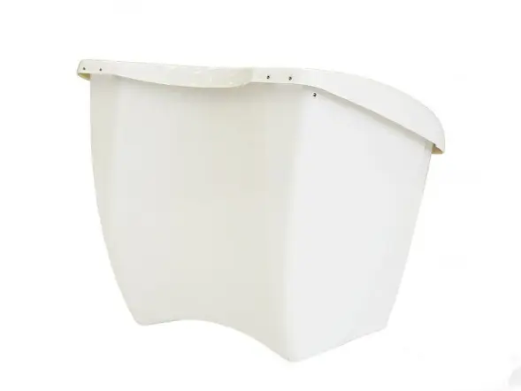 Ящик для песка Boxsand 0,25 м3 с дозатором и с лопатой, белый