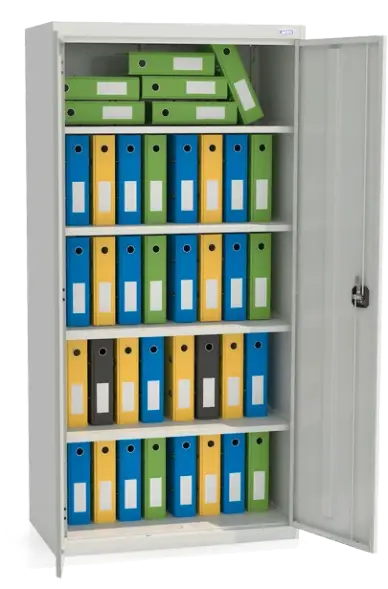 Шкаф архивный ШХА-900(50) 1850x910x500 мм Светло-серый