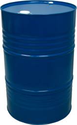 Бочка металлическая (стальная) с крышкой и пробкой, 216.5 л, синий [БСЗ 216,5ук]