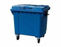 Контейнер пластиковый для мусора (ТБО/ТКО), 1100 л