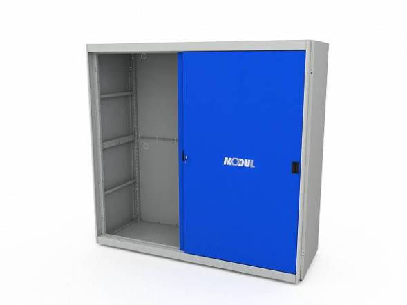 Корпус шкафа для инструментов ДВК MODUL XXL с раздвижными дверями сплошными
