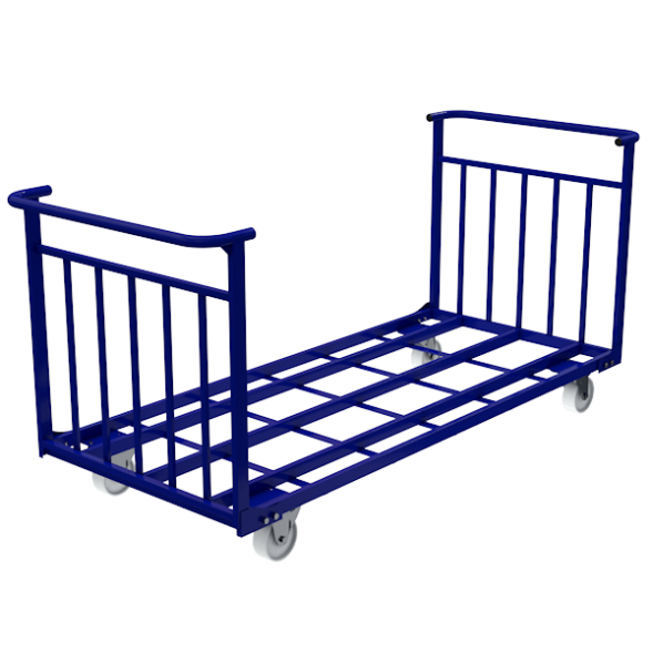 Тележка платформенная усиленная ТТД 10 полиамид [16638]