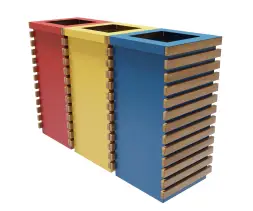 Урна для раздельного сбора мусора «Титания»