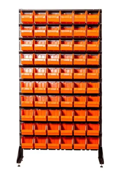 Стеллаж с пластиковыми ящиками 1801-0/0/10 Kombo
