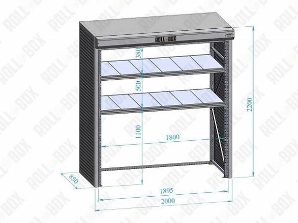 Шкаф в паркинг ROLL‑BOX STANDART 22.20.085 V1