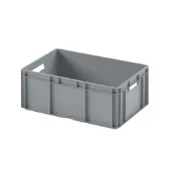 Евроконтейнер ЕС-6422.3 с усиленным дном и открытыми ручками, 600х400х220 мм