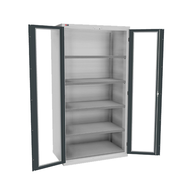 Шкаф ДиКом ВС-055-01 с дверьми с окнами