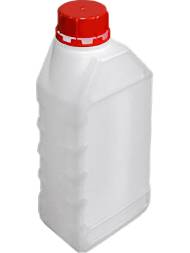 Бутыль 1л. прямоугольный, с пробкой натуральный