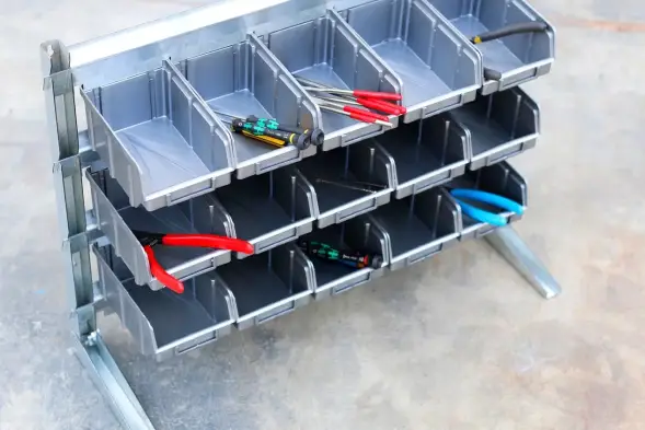 Настольный органайзер для гаража Серый