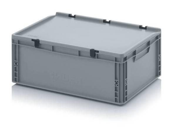 Евроконтейнер пластиковый с крышкой ED 64/22 HG