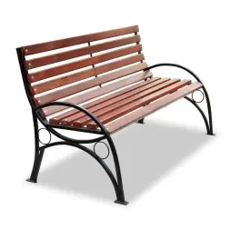 Скамейка стальная «Бульвар» 3,0 м (3 опоры)