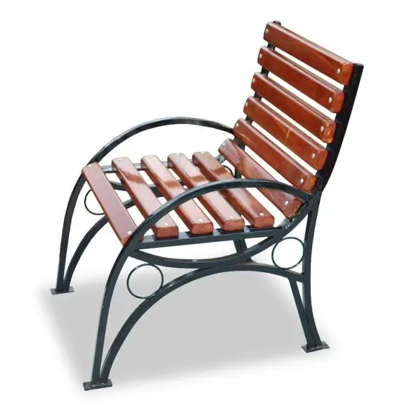 Скамейка стальная «Бульвар» 3,0 м (3 опоры)