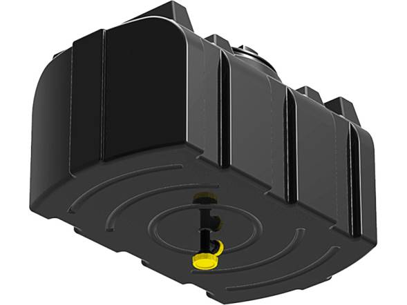 Бак пластиковый для летнего душа Полимер-Групп R 100 л, черный [Бак R 100]