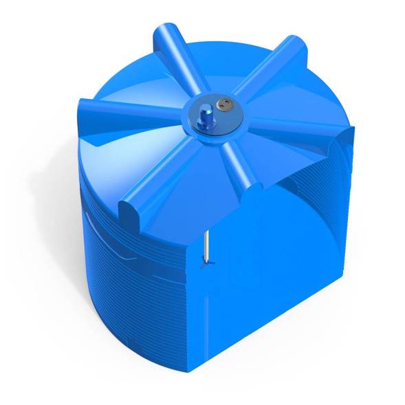 Емкость V 8000 литров с пропеллерной мешалкой