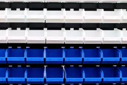 Стойка настольная с ящиками Серый