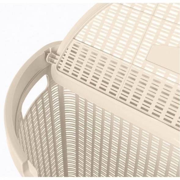 Корзина для белья Eco Style, 45л, бежевый