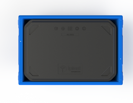 Вкладываемый многооборотный контейнер в с термовкладышем (600х400х335)